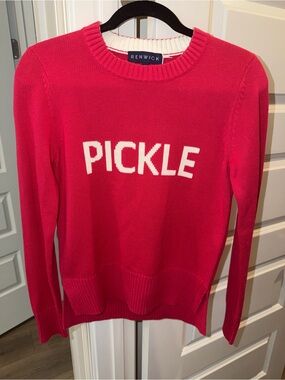Renwick Women’s “Pickle” Pickleball Graphic Sweater